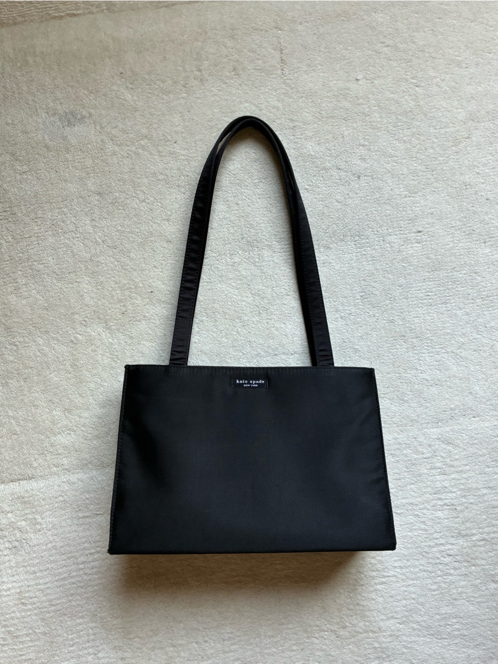 Vintage Kate Spade Black Nylon Shoulder Bag